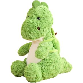 Cute Soft Dinosaur Stuffed Animals Dinosaur Plush Toys Dinosaur Plushies Throw Pillow Dino Hugging Cuddly Dinosaur Doll with Small Backpack Gift for Kids and Lovers in Birthday, Valentine (9-Inch)