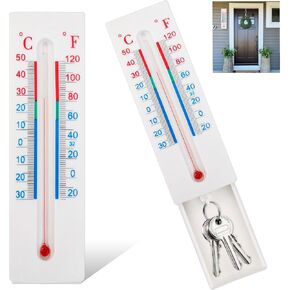 Key Hiders Outdoor, House Spare Key Hider for Safe Storage, Secret Hidden Key Holder for Outside, Hidden Lockbox for Hiding Keys of House Car