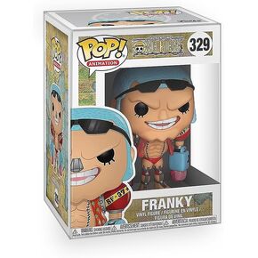 Pop Anime: One Piece - Franky Vinyl Figure Bundle with Compatible Funko Box Protector