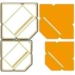 Envelope Die Cut for Card Making, Envelope Metal Cutting Dies Congratulations Die Cuts Embossing Stencils Template for DIY Scrap-Booking Decor Wedding Birthday Blessing Card