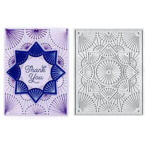 Stitched Flowers Frame Metal Die Cuts Cutting Dies, Stitched Background Paper Cards Cutting Dies Cut Stencils for DIY Embossing Card Making Book Tags Decorative Paper Dies Scrapbooking