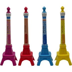 Maydahui 8PCS Paris Eiffel Tower Ballpoint Pen Cute Cartoon Pens Black Gel Ink Desktop Decoration for Girls Students School