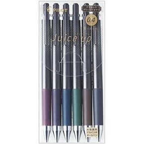 Pilot LJP120S46CCG Gel Ballpoint Pen, Juice Up, 0.4, Classic Glossy Colors, 6 Colors