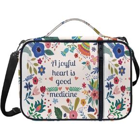 Large Bible Bag Bible Case for Women Bible Cover Case Bible Covers with Shoulder Strap Church Bag Christian Print