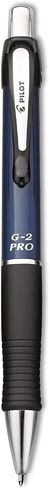 قلم حبر جل قابل للسحب من بايلوت 31096 G2 Pro، قابل لإعادة الملء، حبر أسود/أسطوانة زرقاء، .7 مم in Saudi Arabia