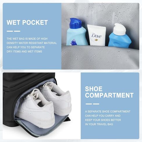 Large Travel Backpack for Women Men, Waterproof Carry on Backpack for Flight Approved, Mochila de Viaje Personal Item Luggage Backpack, Bulto de Viaje Tiktok Backpack in Saudi Arabia