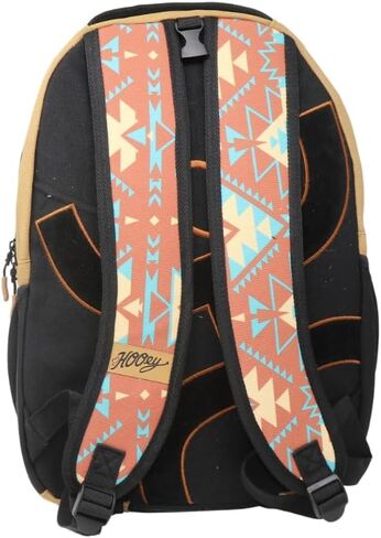 HOOEY "Recess 25 Liter School Hiking Backpack Rain Cover Hat Strap Laptop Sleeve Hydro Pockets (Serape/Burgundy) in Saudi Arabia