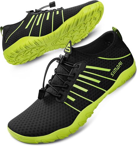 SIMARI Water Shoes Womens Mens Swim Beach Pool Aqua Sports Quick Dry Barefoot Diving Surf Walking 218 Black in Saudi Arabia