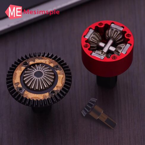 Front Rear Differential 43T & 13T Input Gear for Arrma 1/7 Felony Infraction Limitless Mojave 6S Diff 1/8 Kraton Outcast Notorious Talion 6s Series Upgrades Part Red in Saudi Arabia