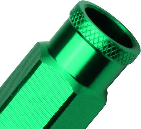 جونميتال 20 قطعة M12x1.25 العروة المكسرات قصيرة 50 مللي متر موالف نهاية مفتوحة عجلات ألمنيوم الحافات غطاء WN01 in Kuwait