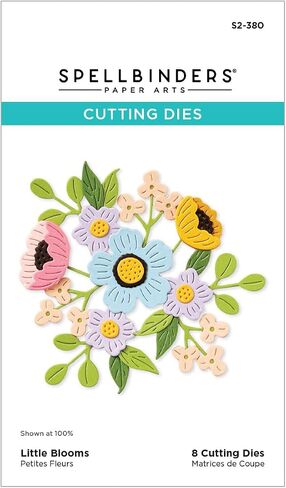 Spellbinders Little Blooms Etched Dies, Metal in Saudi Arabia