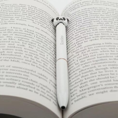 قلم باندا، قلم كتابة هدايا لطيف وفريد ​​من نوعه، قلم هدية لتزيين حفلات المكتب واللوازم المدرسية للنساء البالغات والأطفال البنات، عبوة إضافية واحدة in Saudi Arabia