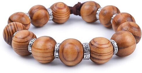 BronaGrand 200pcs 12mm Wood Round Bead Natural Wood Spacer Beads Wooden Beads for Jewelry Making DIY in Saudi Arabia