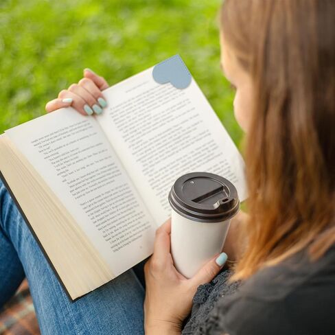 12 جهاز كمبيوتر شخصى عيد الميلاد BookClub المرجعية هدية الباستيل الجلود القلب الإشارات المرجعية اليدوية صفحة الزاوية الإشارات المرجعية الجلدية الملونة كتاب الملحقات للطلاب المعلمين عشاق الكتاب القراءة المورد in Saudi Arabia
