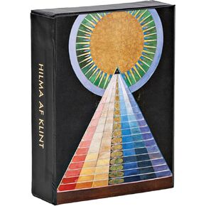 teNeues - Playing Cards: Group X No. 1 by Hilma af Klint, 54 Cards, Embossed Full Color, Vintage Art, Magnet Enclosure Box: Standard 52 Playing Cards on Blue core Card Stock