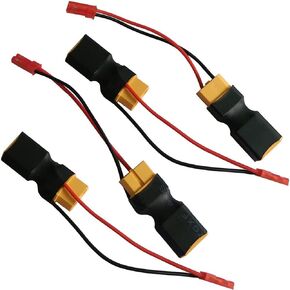 XT60 Male to Female Connectors with JST Female in-line Lipo Battery Connector Adapter for RC Multicopter Quadcopter