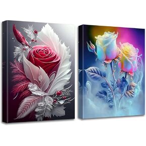 JATOK Diamond Painting Kits for Adults Kids, Sunflowers 5D DIY Diamond Art 5D Full Round Drill Gem Pictures Arts, Crystal Rhinestone Arts and Crafts for Gift Home Wall Decor 12x16in ﻿