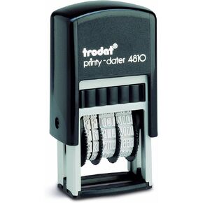Trodat Printy Dater 4810 Self Inking Black Ink