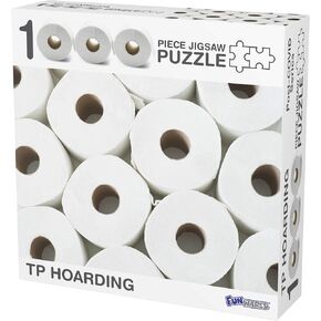 1000 Piece Jigsaw Puzzle, Toilet Paper Puzzle, TP Hoarding - Funny and Unique Puzzle