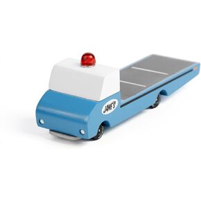 CANDYCAR® Wooden Diecast Collection - Jane's Tow Truck, Premium Handcrafted Beech Wood Toy Car