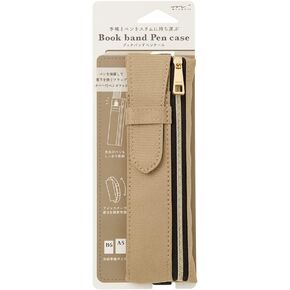 DESIGNPHIL Midori 41824006 Pen Case, Book Band Pen Case, Beige, For B6-A5