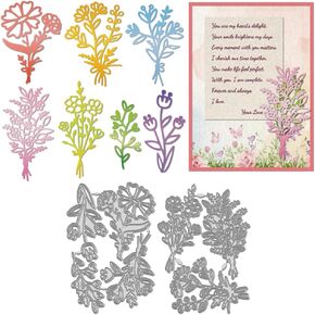 WADORN 2Pcs Vintage Chain Cutting Dies Cut Stencils, Chain Line Templated Embossing Die Cuts Set for Scrapbooking Making Chain Link Borders Metal Die Cuts Cutting Dies for Ablum Greeting Cards