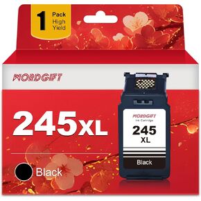 245XL 246XL Ink Cartridges Combo Pack Replacement for Canon PG-245XL CL-246XL Compatible with Pixma TS3122, MG2522, TS3322, TR4520 Printers | 2-Pack (Black & Tricolor)