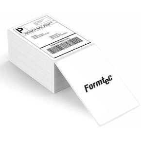 4x6 Direct Thermal Shipping Label - Compatible for Rollo - 2000 Fanfold Labels - Commercial Grade
