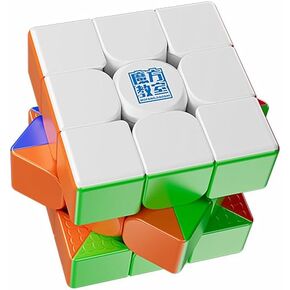 LiangCuber Moyu Meilong 3M V2 Magnetic Speed Cube 3x3 UV Edition,Meilong 3M UV Magnetic Cube 3x3 Stickerless