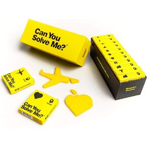 12 Puzzle Gift Set - Challenging Tangram, IQ Toy, Brainteaser, Mind Game for Children + Adults -Includes 12 Geometric Shapes & 3 Varying Difficulties (Family Game Nights, Desktoy)