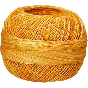 Handy Hands 210-Yard Lizbeth Cotton Thread, 25gm, Honey Drizzle
