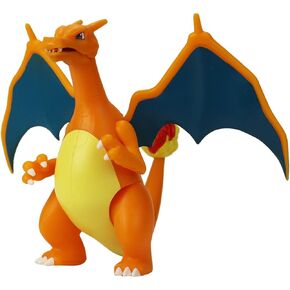 Pokémon Charizard Battle Feature Figure - 4.5-Inch Charizard Battle Figure with Fire Missile Launcher