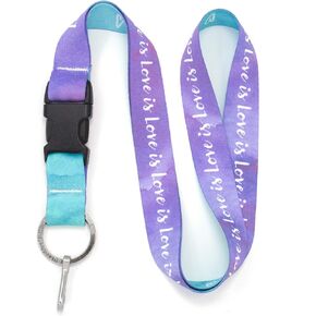 Buttonsmith Holiday Premium Premium Lanyard - Made in the USA