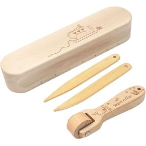Seam Roller Beech Wood Tailors Clapper Seam Flattening Tool Accessories Professional Supplies Seam Flattening Tool Point Tuner for Sewing