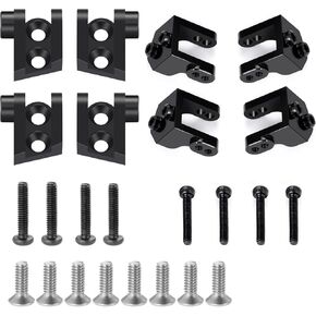 Aluminum Upper Shock & Lower Link Mount Fixed Set for Losi 1/18 Mini LMT 4WD 4X4 Brushed Monster RC Truck Upgrade Parts