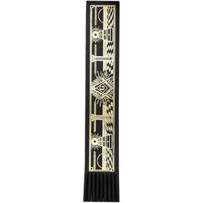 MasonicMan Freemasonry Leather Bookmark with Masonic Square and Compass Made in The UK (Black)
