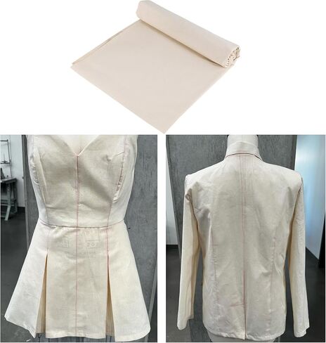 Muslin Fabric,100% Cotton Muslin Linen Cloth Natural Unbleached 63'' x 78.7'' (Big 2 Yard),Muslin Fabric Material for DIY Sewing Apparel in Saudi Arabia