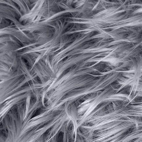 Faux Fur Fabric 20 X 20 Inches, 26 Colors Available, Shaggy Plush Fluffy Fuzzy Shannon Fur Patch for Fursuit, Cosplay, Costume, Dwarf, Craft Supply, Decoration (Yellow) in Saudi Arabia