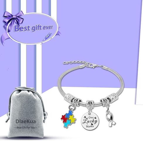 Inspirational Gifts for Autism Mom Autism Awareness Jewelry Autism Awareness Gifts for Mom Christmas Birthday Gifts for Autism Mom Appreciation Gifts for Mother Encouragement Gift Autism Mom Gifts in Saudi Arabia