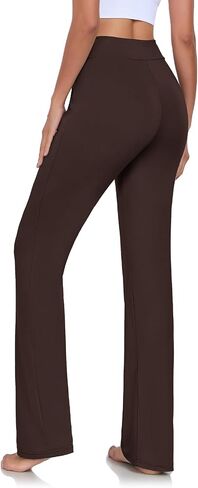 ADANIKI Womens Yoga Pants with Pockets Straight-Leg Loose Comfy Modal Drawstring Lounge Running Long Active Casual Sweatpants in Saudi Arabia