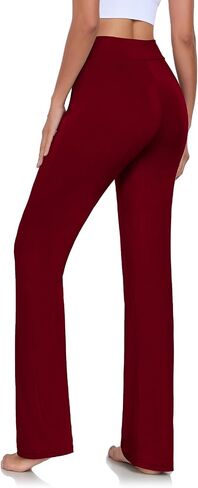 ADANIKI Womens Yoga Pants with Pockets Straight-Leg Loose Comfy Modal Drawstring Lounge Running Long Active Casual Sweatpants in Kuwait