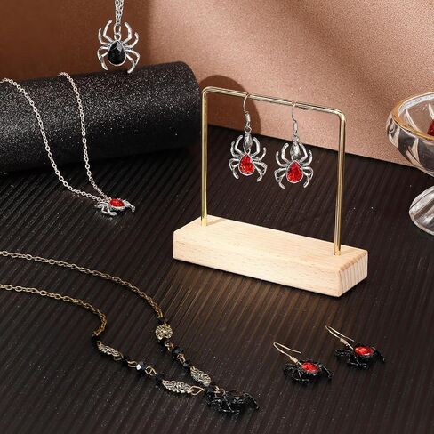 20 قطعة من سحر العنكبوت القوطي للأقراط والأساور وقلادات العنكبوت لسلاسل المفاتيح والقلائد اليدوية اليدوية لصنع قلادات عنكبوت عتيقة مع مجوهرات قوطية من الأحجار الكريمة، 4 أنماط in Kuwait