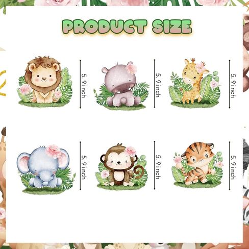 Two Wild Birthday Decorations, Two Wild Birthday Decorations Girl Two Wild, Born Two Be Wild Birthday Decorations Girl Born Two Be Wild Birthday Decorations Girl for Jungle Theme Birthday Girl in Kuwait