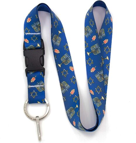 Buttonsmith Holiday Premium Premium Lanyard - Made in the USA in Saudi Arabia