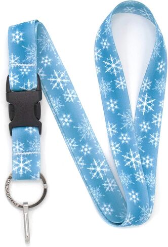 Buttonsmith Holiday Premium Premium Lanyard - Made in the USA in Saudi Arabia
