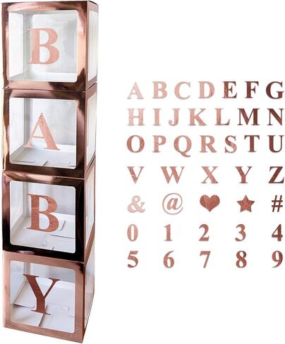 Black Gold Happy New Year 2025 Boxes, Balloon Box with Gold Letters Kit, UNIIDECO Party Decoration Supplies, Photo Background Backdrop in Kuwait