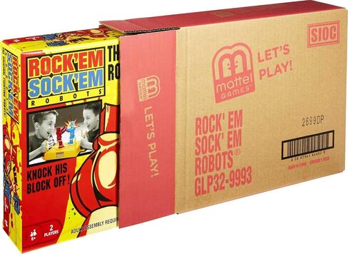 Mattel Games Rock 'Em Sock 'Em Robots Kids Game for Ages 6+ in Kuwait