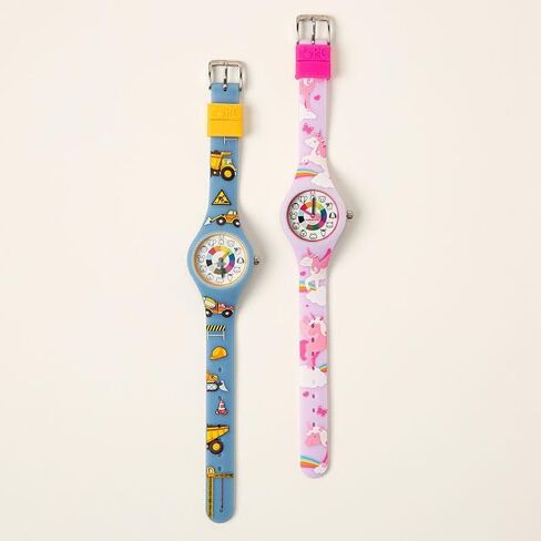 Animal Preschool Watch - Quality Teaching Time Analog Watch with 3D Band, Animals, Colors and Numbers for Children, Kids, Boys, Girls in Saudi Arabia