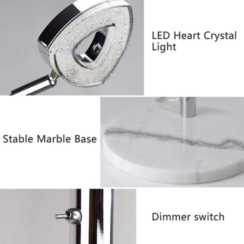 DINGLILIGHTING DLLT 5 Head Arc Floor Lamps for Living Room, Spider Lamps with 5 Adjustable Arms, Modern Tree Standing Lamp for Bedroom, Office, 3 Brightness Level, Warm White, Sliver in Saudi Arabia