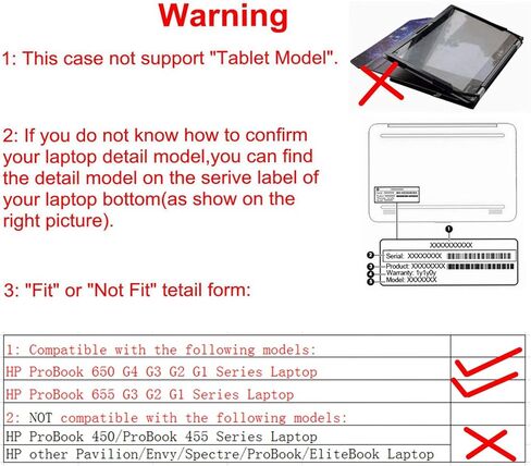 Alapmk غطاء حماية لجهاز الكمبيوتر المحمول HP ProBook 650 G4 G3 G2 G1/ProBook 655 G3 G2 G1 مقاس 15.6 بوصة [تحذير: لا يناسب ProBook 450/ProBook 455]، ليلة مليئة بالنجوم in Kuwait
